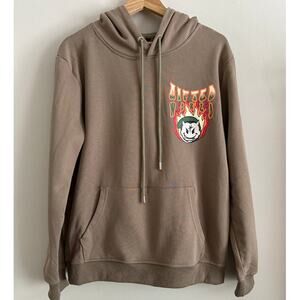 NWT GFTD LA “World On Fire” Hoodie – Size L – Pit to Pit 23.5”